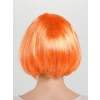 Turuncu Renk Parti Peruğu Küt Saç