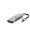 Type-C Combo Hub Hdmi 4K Usb 3.0 Pd 4 Port Gri HDX7840