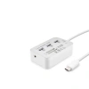 Type-C Hub Combo 3*Usb3.0 + Ms + Sd + M2 + Tf 20Cm Beyaz HDX7029