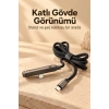 Type C Şarj Kablosu Katlanabilir Telefon Standlı Örgü Tasarım