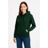 Üç İplik Kapüşonlu Kanguru Cepli Sweatshirt hoodie - Haki -