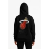 Üç İplik Kapüşonlu Ön ve Arka Baskılı SweatShirt hoodie - Siyah -