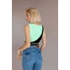 Üçgen Giysi Göğüs Kemeri, Tek Omuzdan Askılı Deri Harness - Brf1120
