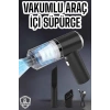 Üflemeli Güçlü Vakumlu Ev Ofis Araç Süpürgesi El Süpürgesi Şarjlı