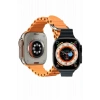 Ultra Akıllı Saat 49 Mm Çift Kordonlu Arama Cevaplama Bluetooth Bağlantılı