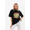 Unisex Baskılı Oversize TShirt