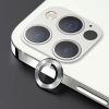 Usams İphone 12 Pro 3d Metal Çerçeveli Kamera Lens Koruyucu