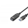 Usb 3.0 Active Repeater Uzatma Kablosu 5 M Siyah HDX7561