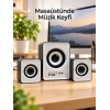 Usb Beslemeli Bluetooth Bilgisayar Ses Sistemi