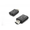 Usb Bluetooth Ses Verici + Alıcı Adaptör 2 In 1 - Siyah HD9006