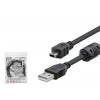 Usb Mini V3/5Pin To Usb Kablo 1.5 M - Si̇yah HDX7538