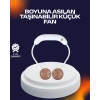 Usb Şarjlı Katlanabilir Mini Boyun Fanı 1–3 Saat Kullanım