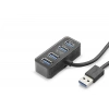 Usb Type-c 3.1 Gen1 Hub 4 Port 5 Gbps Siyah HDX7055