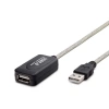 USB Uzatma Kablosu 5 m - Silver Siyah HDX7514