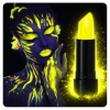 UV Neon Sarı Ruj – Karanlıkta Parlayan Makyaj Boyası