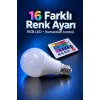 Uzaktan Kumandalı RGB LED Ampul