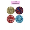 Uzun Boru Kesme Boncuk Çap 2mm Uzunluk 10 mm - 4 Renk - Toplam 80 Gram - BNC429