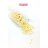 Uzun Boru Kesme Boncuk Çap 2mm Uzunluk 10 mm - 60 Gram - Krem - BNC273