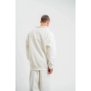 Uzun Kol Bisiklet Yaka Basic SweatShirt - Beyaz -