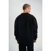 Uzun Kol Bisiklet Yaka Basic SweatShirt - Siyah -