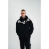 Uzun Kol Bisiklet Yaka Yıkamalı SweatShirt - Siyah -
