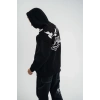 Uzun Kol Bisiklet Yaka Yıkamalı SweatShirt - Siyah -