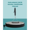 Uzun Saplı Paslanmaz Çelik Izgara Temizlik Fırçası