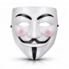 V Mask Premium Vendetta Beyaz Maske (Guy Fawkes Stil)