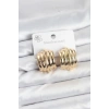 Vintage Model 316L Çelik Gold Renk Kadın Küpe - TJ-BKP11579