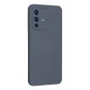 Vivo V23 5G Kılıf Nano içi Kadife Silikon - Gri