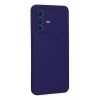 Vivo V23 5G Kılıf Nano içi Kadife Silikon - Mor