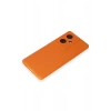 Vivo V29 Lite Kılıf Nano içi Kadife Silikon - Turuncu