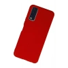 Vivo Y11S Kılıf Nano içi Kadife Silikon - Kırmızı