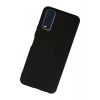 Vivo Y11S Kılıf Nano içi Kadife Silikon - Siyah