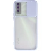 Vivo Y11S Kılıf Palm Buzlu Kamera Sürgülü Silikon - Lila