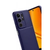 Vivo Y29 4G Auto Focus Karbon Kapak - Lacivert