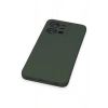 Vivo Y35 Kılıf Nano içi Kadife Silikon - Koyu Yeşil