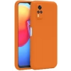 Vivo Y53S Kılıf Nano içi Kadife Silikon - Turuncu