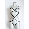 Vücudu Seksi Gösteren Lastik Harness - Brf371