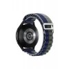 Watch 22mm KR410 Kumaş Kordon - Lacivert-Yeşil