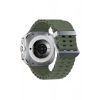 Watch 7 Ultra KR417 Rug Silikon Kordon - Koyu Yeşil