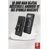 Wireless Powerbank 10000 Mah Led Ekranlı Dahili Kablolu Hızlı Şarj