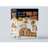 Wood City Blocks Ahşap Şehir Blokları (Kayın Ağacı)
