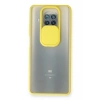 Xiaomi Mi 10T Lite Kılıf Palm Buzlu Kamera Sürgülü Silikon - Sarı