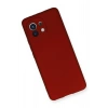 Xiaomi Mi 11 Kılıf First Silikon - Bordo