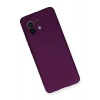 Xiaomi Mi 11 Kılıf First Silikon - Mürdüm