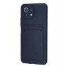 Xiaomi Mi 11 Kılıf Kelvin Kartvizitli Silikon - Lacivert