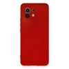Xiaomi Mi 11 Kılıf Nano içi Kadife Silikon - Kırmızı