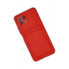 Xiaomi Mİ 11 Lite Kılıf Kelvin Kartvizitli Silikon - Kırmızı