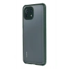 Xiaomi Mİ 11 Lite Kılıf Miami Şeffaf Silikon - Koyu Yeşil